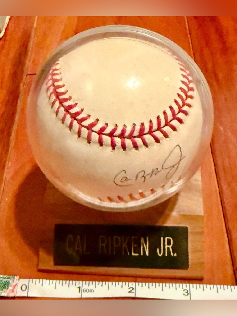 Cal Ripken Jr Autographed single-signed Baseball - Vintage, w/COA 1994/1995 - Picture 10 of 11